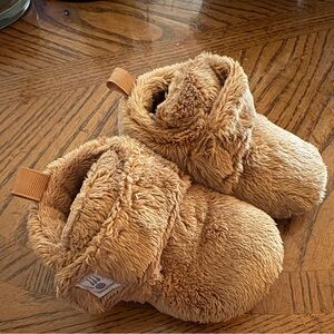 Bearpaw Baby Faux Fur Booties Size 3 (6 9 Months) Brown New Without Tags